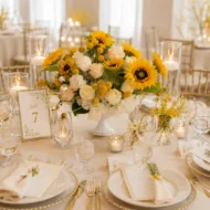 Golden Radiance Floral Package